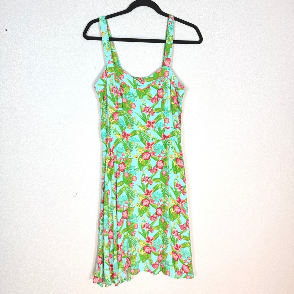Matilda Jane The Bay Hawaiian Hello Lovely floral Women 10 Tropical Sundress - Picture 2 of 13